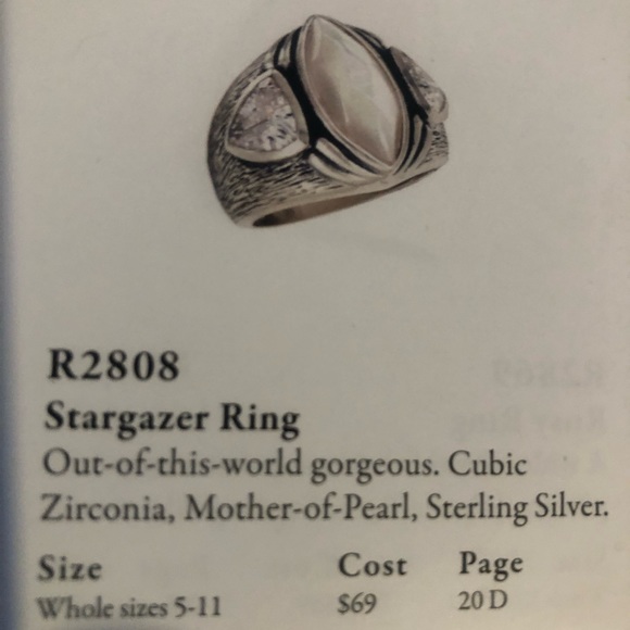 Silpada Sterling Silver ‘Stargazer’ ring - Picture 4 of 4